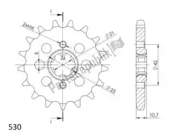 Qui puoi ordinare kt anteriore 17t da Supersprox , con numero parte SU133817: