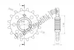 Here you can order the ktw front 15t, 530 from Supersprox, with part number SU133915: