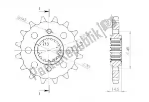 SUPERSPROX SU133915 ktw front 15t, 530 - Bottom side