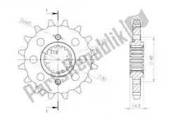 Qui puoi ordinare ktw anteriore 16t, 530 da Supersprox , con numero parte SU133916: