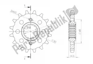 SUPERSPROX SU133916 ktw anteriore 16t, 530 - Il fondo