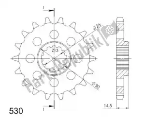 SUPERSPROX SU134018 ktw front 18t - Bottom side