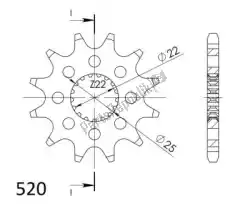 Here you can order the ktw front 13t, 520 from Supersprox, with part number SU139413: