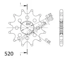 Here you can order the ktw front 14t, 520 from Supersprox, with part number SU139414: