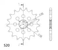 SU139415, Supersprox, Ktw anteriore 15t, 520    , Nuovo