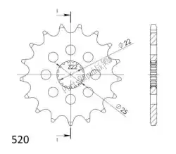 Here you can order the ktw front 15t, 520 from Supersprox, with part number SU139415: