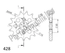 Here you can order the ktw front 13t from Supersprox, with part number SU141713:
