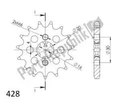 Here you can order the ktw front 15t from Supersprox, with part number SU141715: