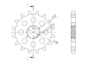 SUPERSPROX SU142317 ktw front 17t, 530 - Bottom side