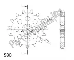 Here you can order the ktw front 15t from Supersprox, with part number SU143515: