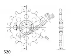 Here you can order the ktw front 13t, 520 from Supersprox, with part number SU150713: