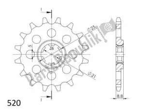 SUPERSPROX SU150715 ktw front 15t, 520 - Bottom side
