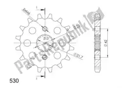 Qui puoi ordinare ktw anteriore 15t, 530 da Supersprox , con numero parte SU151315: