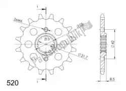 Here you can order the ktw front 13t, 520 from Supersprox, with part number SU151613: