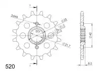 SU151615, Supersprox, Ktw front 15t, 520    , New