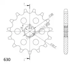 Here you can order the ktw front 15t from Supersprox, with part number SU151815: