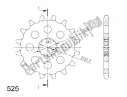 Here you can order the ktw front 14t, 525 from Supersprox, with part number SU152014: