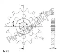 Here you can order the ktw front 15t from Supersprox, with part number SU152115: