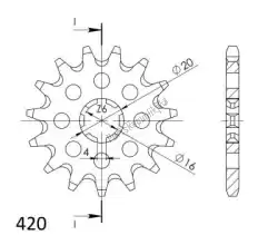 Ici, vous pouvez commander le ktw avant 12t, 420 auprès de Supersprox , avec le numéro de pièce SU154612: