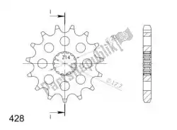 Here you can order the ktw front 17t, 428 from Supersprox, with part number SU155817: