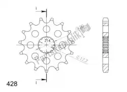 Qui puoi ordinare ktw anteriore 18t, 428 da Supersprox , con numero parte SU155818: