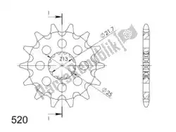 Here you can order the ktw front 16t, 520 from Supersprox, with part number SU156516: