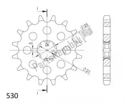 Here you can order the ktw front 15t from Supersprox, with part number SU156715:
