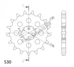 Qui puoi ordinare kt anteriore 17t da Supersprox , con numero parte SU156817: