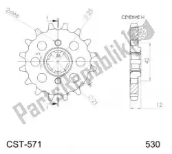 Here you can order the ktw front 16t from Supersprox, with part number SU157116: