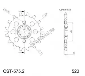 SUPERSPROX SU157515 ktw front 15t, 520 - Bottom side