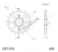 SU157619, Supersprox, Kt anteriore 19t    , Nuovo