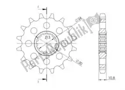 Qui puoi ordinare ktw anteriore 14t, 530 da Supersprox , con numero parte SU157914: