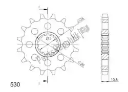 Here you can order the ktw front 16t, 530 from Supersprox, with part number SU157916: