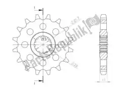 Here you can order the ktw front 15t, 530 from Supersprox, with part number SU158015: