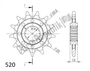 SUPERSPROX SU171512 ktw front 12t, 520 - Onderkant