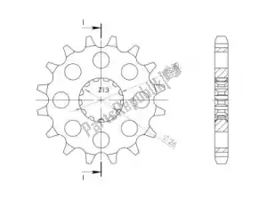 SUPERSPROX SU1118017 ktw front 17t, 530 - Onderkant