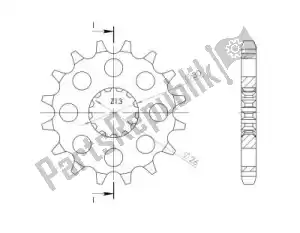 SUPERSPROX SU1118019 ktw dianteiro 19t, 530 - Lado inferior