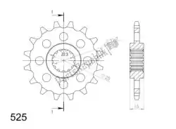 Here you can order the ktw front 15t, 525 from Supersprox, with part number SU1118215: