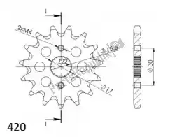 Qui puoi ordinare ktw anteriore 14t, 420 da Supersprox , con numero parte SU1125614: