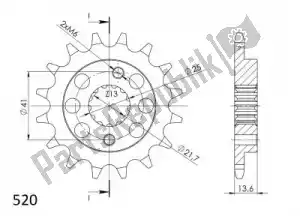 SUPERSPROX SU1130715 ktw anteriore 15t, 520 - Il fondo