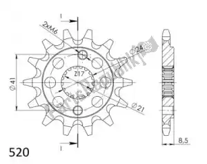 SUPERSPROX SU1132215 ktw przód 15t, 520 - Dół