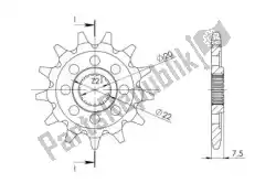 Here you can order the ktw front 12t, 520 from Supersprox, with part number SU1132312: