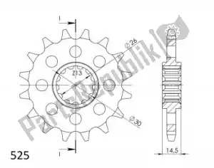 SUPERSPROX SU1133215 ktw front 15t, 525 - Bottom side