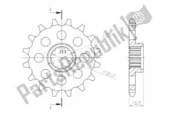 Here you can order the ktw front 15t, 525 from Supersprox, with part number SU1153515: