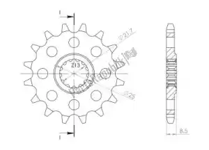 SUPERSPROX SU1153717 ktw przód 17t, 525 - Dół