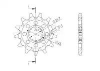 SU1156512, Supersprox, Ktw anteriore 12t, 520    , Nuovo