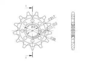 SUPERSPROX SU1156512 ktw front 12t, 520 - Bottom side