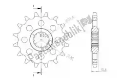 Here you can order the ktw front 16t, 525 from Supersprox, with part number SU1158616: