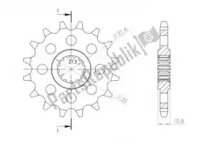 SUPERSPROX SU1158616 ktw front 16t, 525 - Bottom side