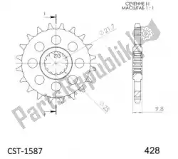 Here you can order the ktw front 19t from Supersprox, with part number SU1158719: